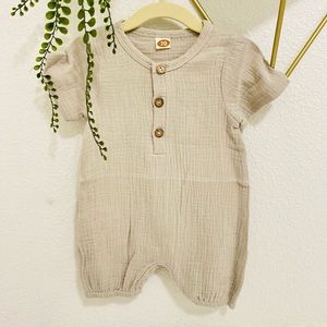 New Baby Muslin Romper